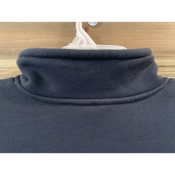 EDDIE BAUER 1/4 Zip Fleece Lined Pullover Sweatshirt Jacket Gray Men's Sz L Tall - Picture 7 of 14